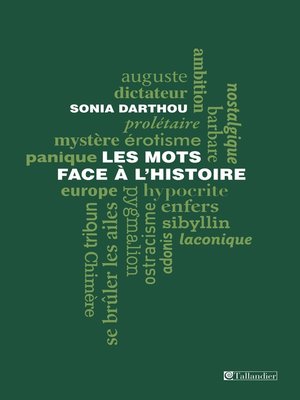 cover image of Les Mots face à l'histoire